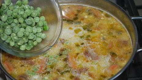 сливочный суп с рыжиками