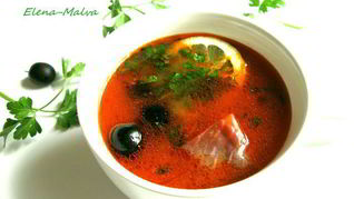 Рыбная солянка