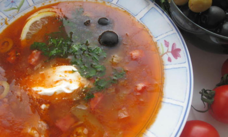 Рецепт солянки мясной сборной