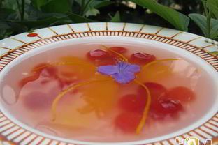 Суп черешнево-апельсиновый