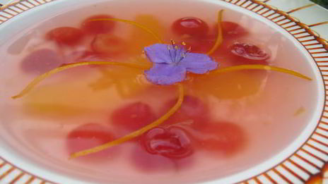 суп черешнево-апельсиновый