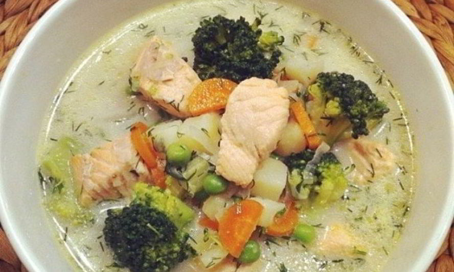 Рецепт супа из филе семги
