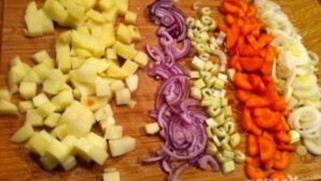 суп из филе семги