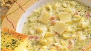 Суп из картофеля с песто