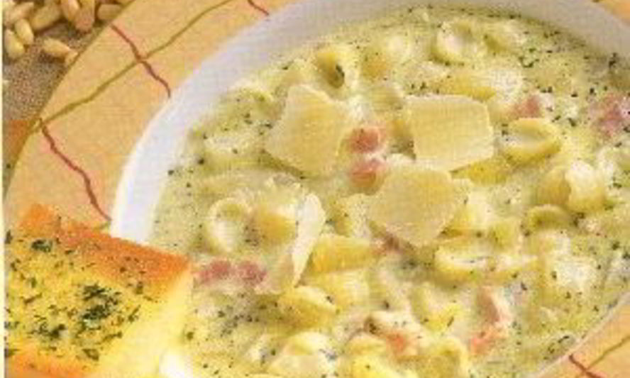 Рецепт супа из картофеля с песто