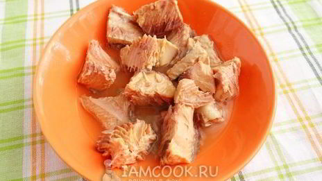 суп из консервированной горбуши