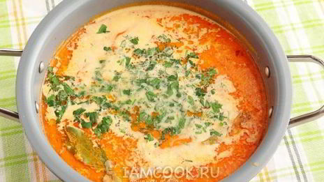 суп из консервированной горбуши