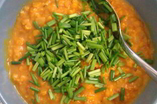 Суп из красной чечевицы с йогуртом