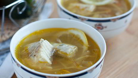 суп из осетрины