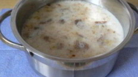 суп из соленых грибов