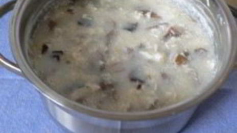 суп из соленых грибов