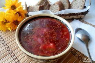 Суп из свекольной ботвы