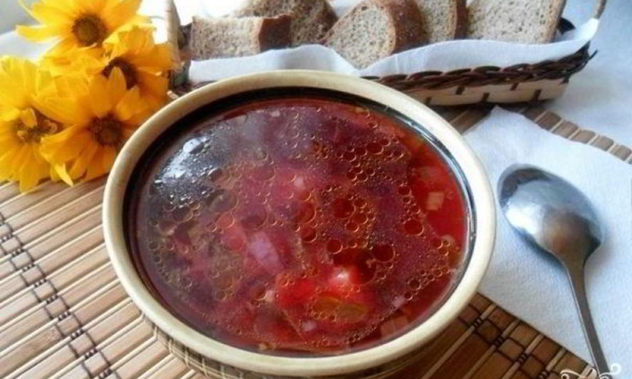 Рецепт супа из свекольной ботвы