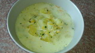 Суп из цукини и картофеля