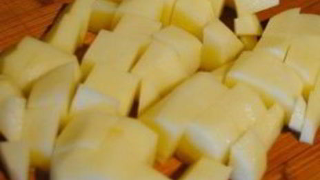 суп из тыквы с картофелем и луком-пореем