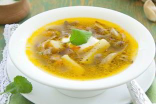 Суп из вешенок