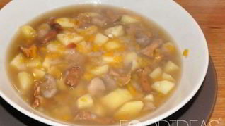 Суп из замороженных грибов