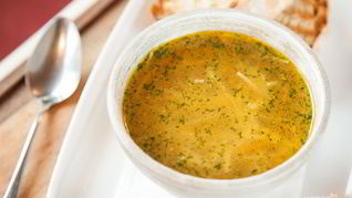 Суп из зеленой гречки простой