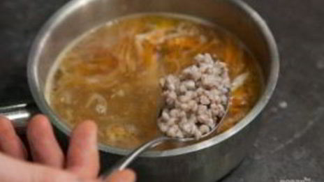 суп из зеленой гречки простой