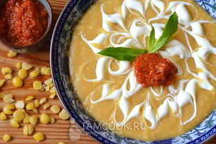 Гороховый суп-пюре с картофелем