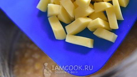 гороховый суп-пюре с картофелем