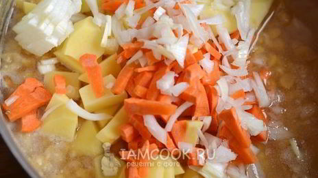 гороховый суп-пюре с картофелем