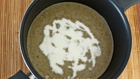 грибной суп-пюре из замороженных грибов