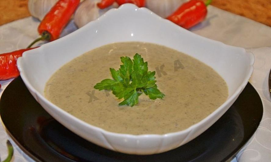 Рецепт грибного супа пюре в мультиварке из шампиньонов