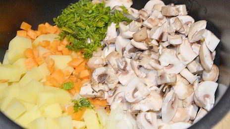 грибной суп пюре в мультиварке из шампиньонов