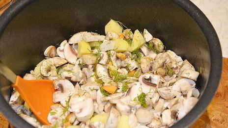 грибной суп пюре в мультиварке из шампиньонов