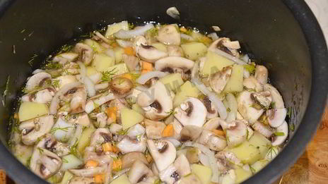 грибной суп пюре в мультиварке из шампиньонов