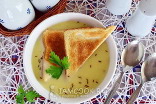 Картофельный суп-пюре на сметане