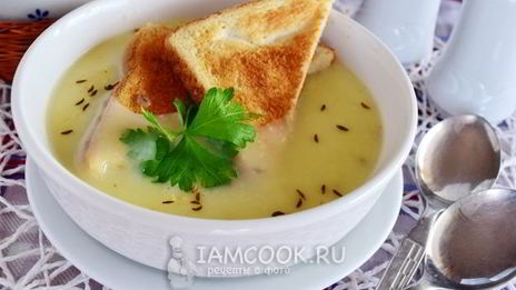 картофельный суп-пюре на сметане