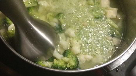 легкий суп-пюре из цветной капусты