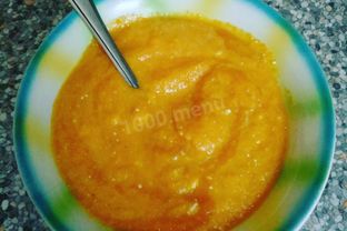 Морковно-тыквенный суп-пюре