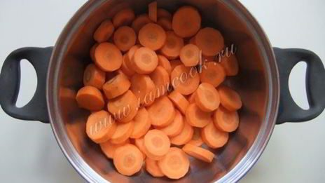 морковный суп-пюре с грушей