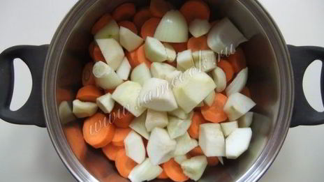 морковный суп-пюре с грушей