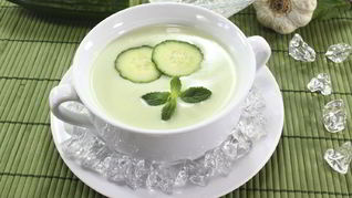 Огуречный суп-пюре