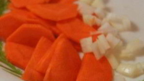 овощной суп-пюре с креветками