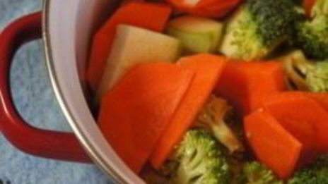 овощной суп-пюре с креветками