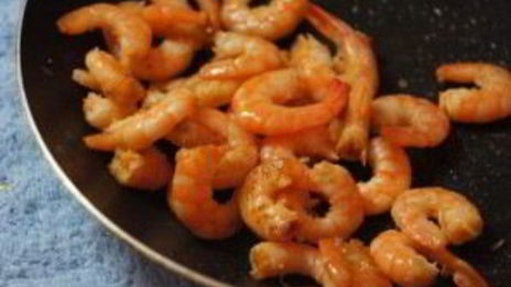 овощной суп-пюре с креветками