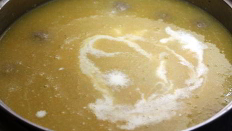 овощной суп-пюре с тефтельками