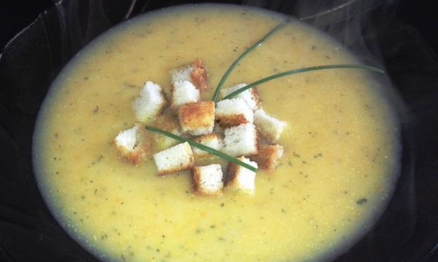 Рецепт овощного супа-пюре со сливками