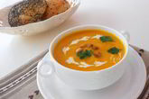 Пряный суп-пюре из тыквы
