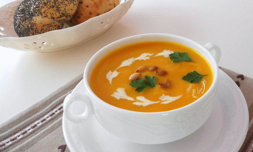 Рецепт пряного супа-пюре из тыквы