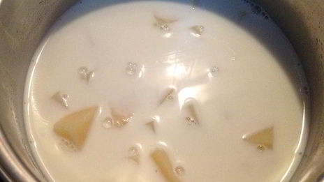 сливочно-грибной суп-пюре с фрикадельками