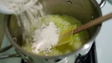 сливочный суп-пюре с шампиньонами