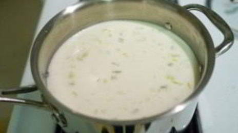 сливочный суп-пюре с шампиньонами