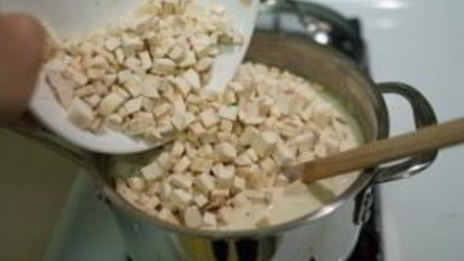 сливочный суп-пюре с шампиньонами