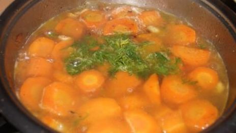 согревающий морковный суп-пюре